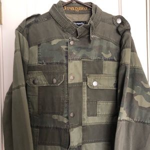 Green Army Jacket by Dragonfly Clothing Co
